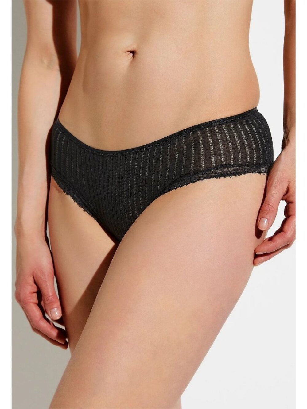 Zimmerli Women's Richelieu 100% Cotton Hipster Black Size M NEW WITH TAGS!